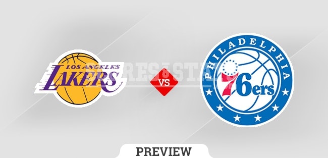 Pronostico Philadelphia 76ers vs. Los Angeles Lakers 9 Dec 2022