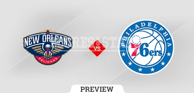 Palpite Philadelphia 76ers vs. New Orleans Pelicans 25 Jan 2022
