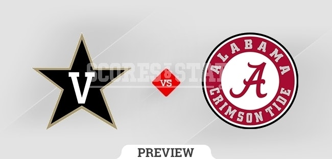 Vanderbilt Commodores vs. Alabama Crimson Tide Pick & Prediction JANUARY 31st 2023